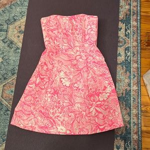 Lilly Pulitzer size 4 pink tropics dress